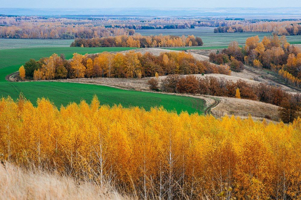 Вид с Чатыр Тау в сентябре.