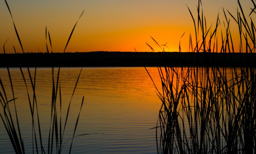 Закат на Волге