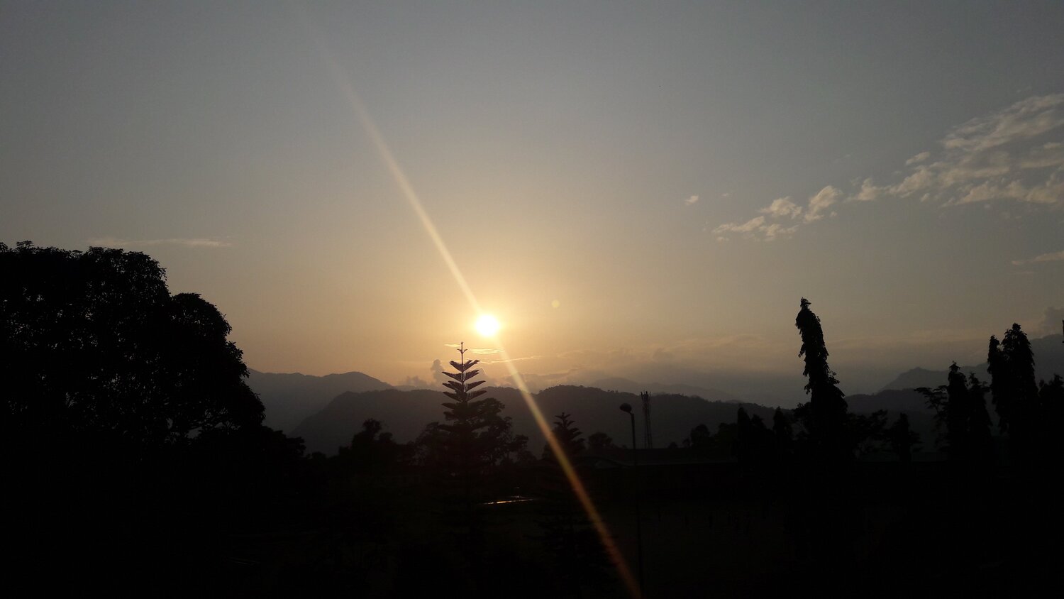Sun set