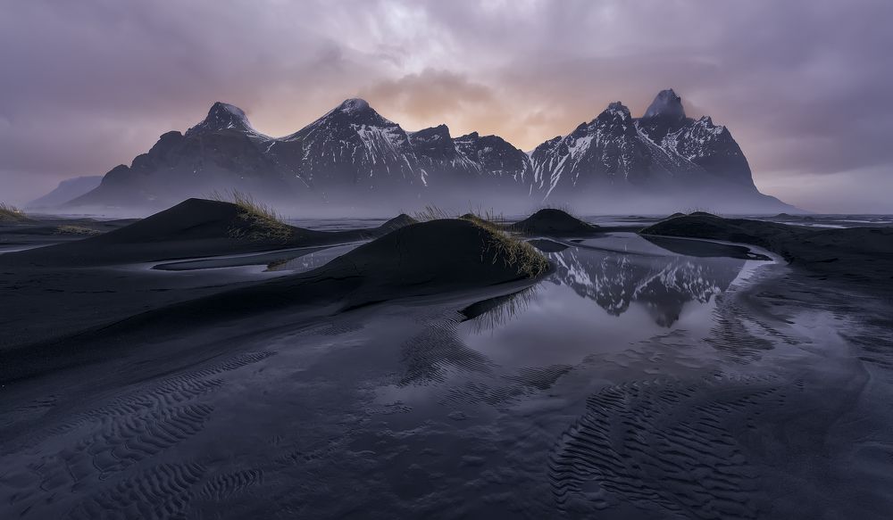 Reflections at sunrise