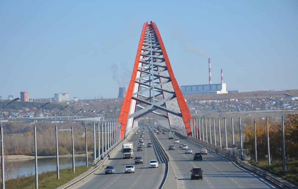 городская суета Новосибирска