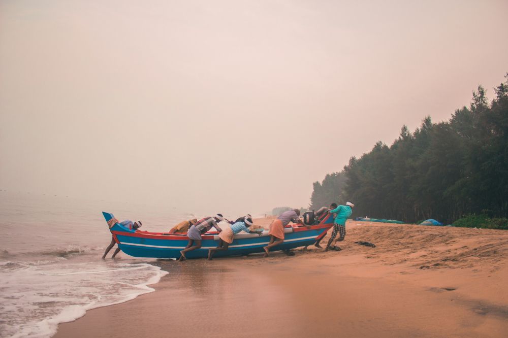 Back to shore!