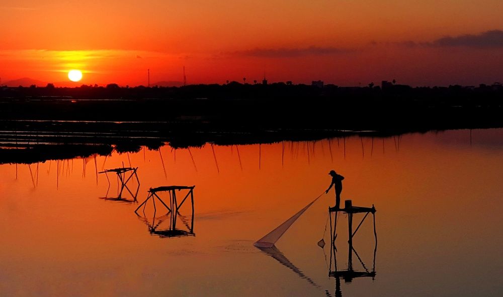 Fisherman and The Sunset