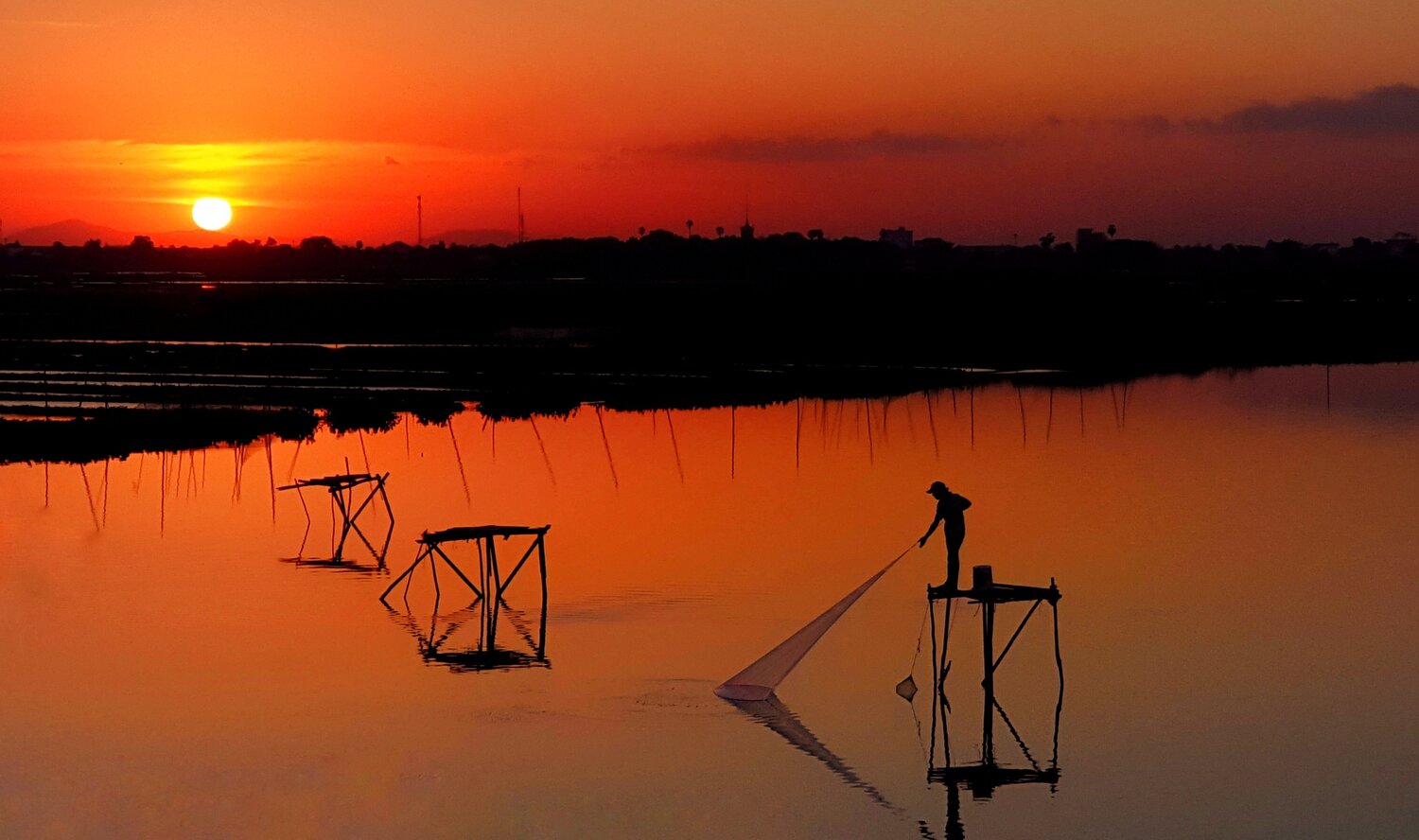 Fisherman and The Sunset