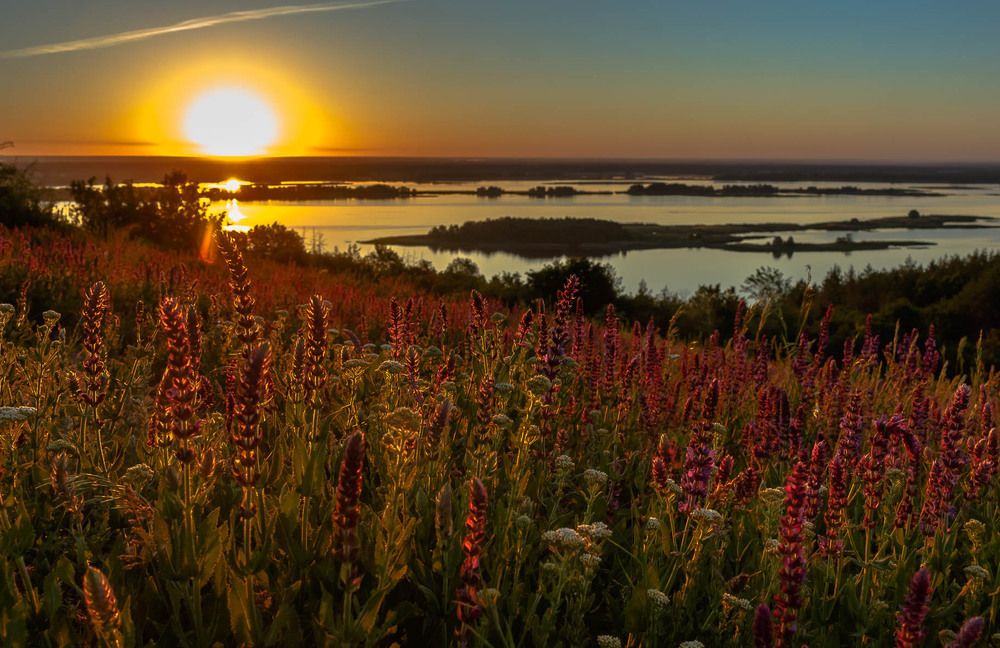 Рассвет в Витачеве.