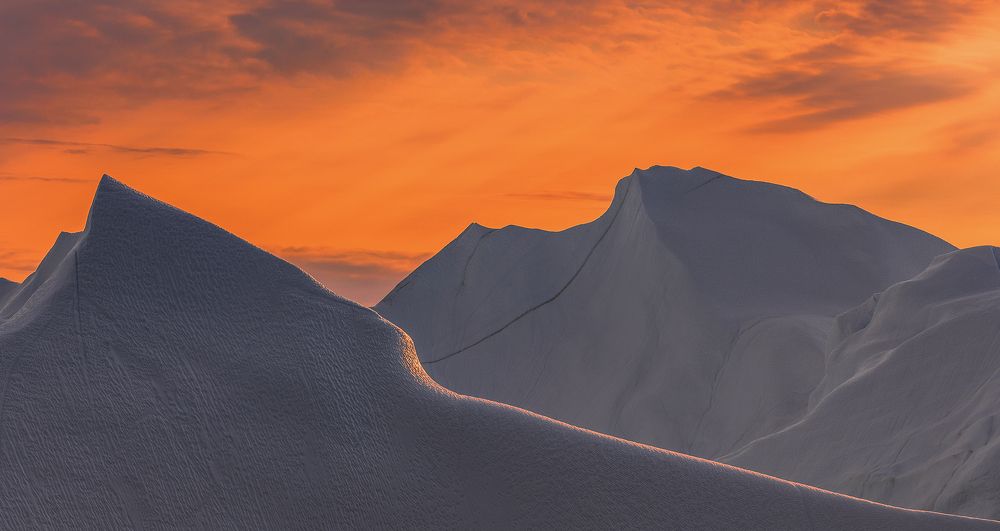 Sunset in Greenland