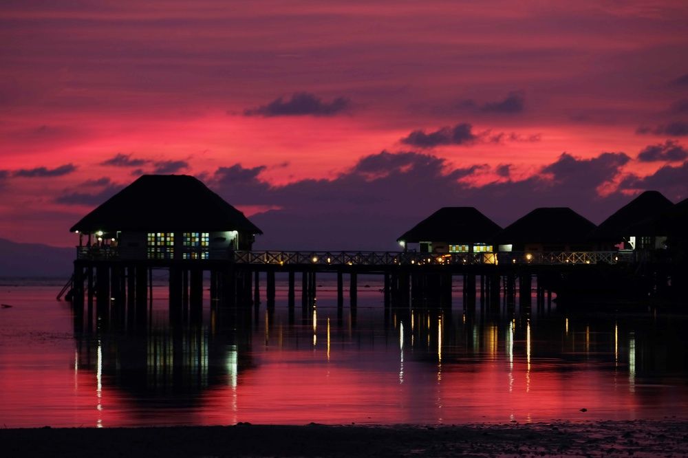 Red Sunset at Stilts