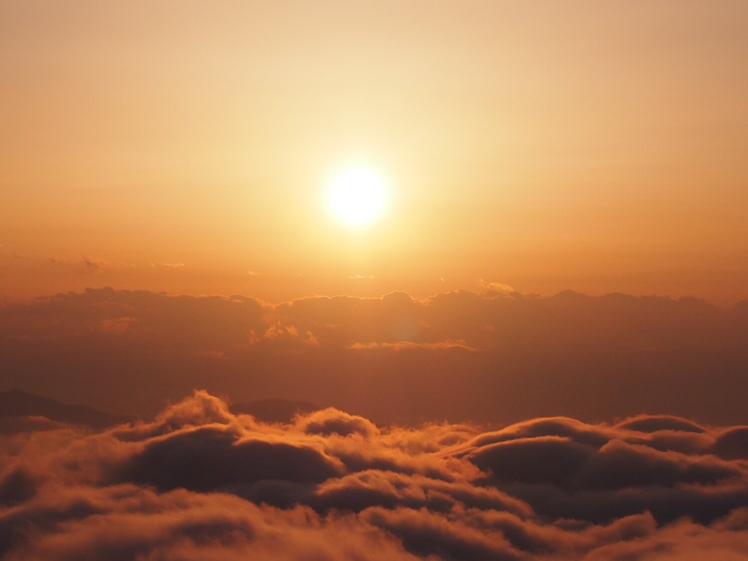 Sunset from Mt. Fuji