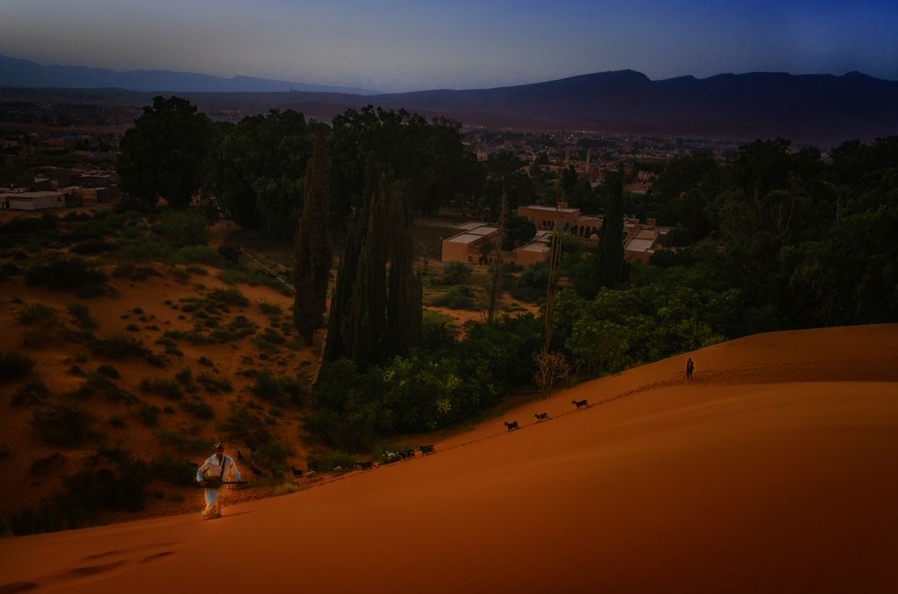 El área de expansión turística al sur de Argelia