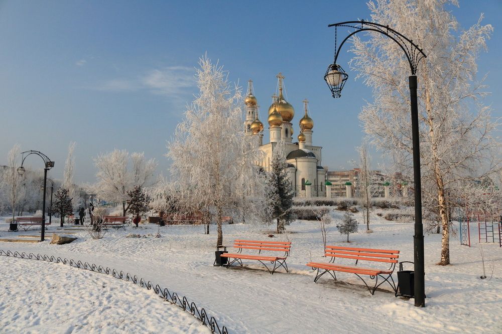 Preobrazhenskiy Park, Abakan, Russia