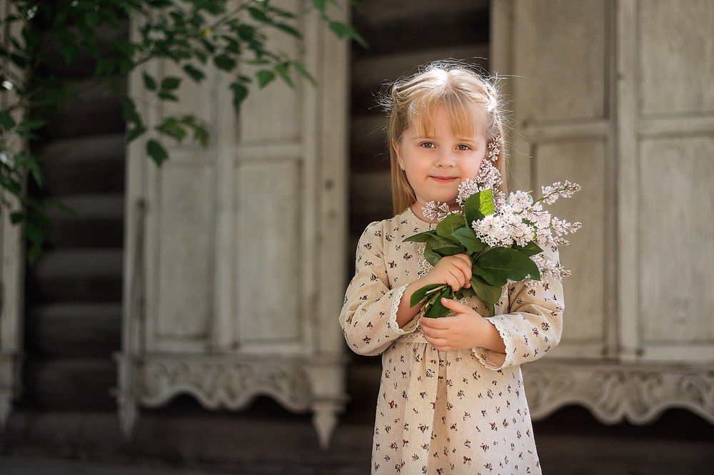 Сирень в старом городе