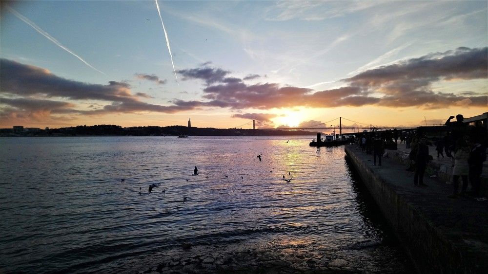 Por do Sol no Tejo