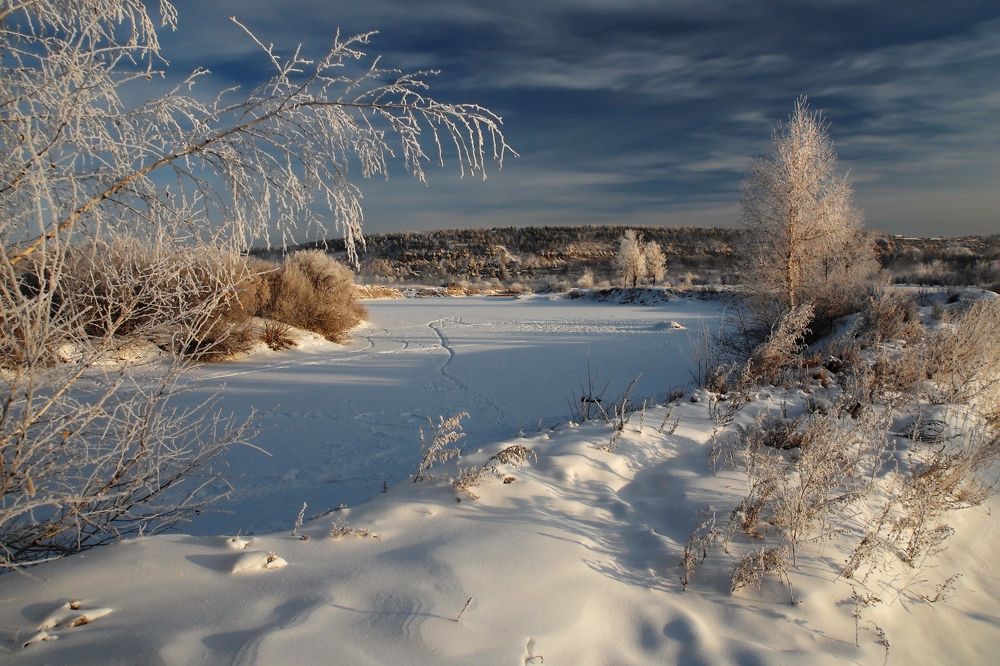 На протоке Ангары