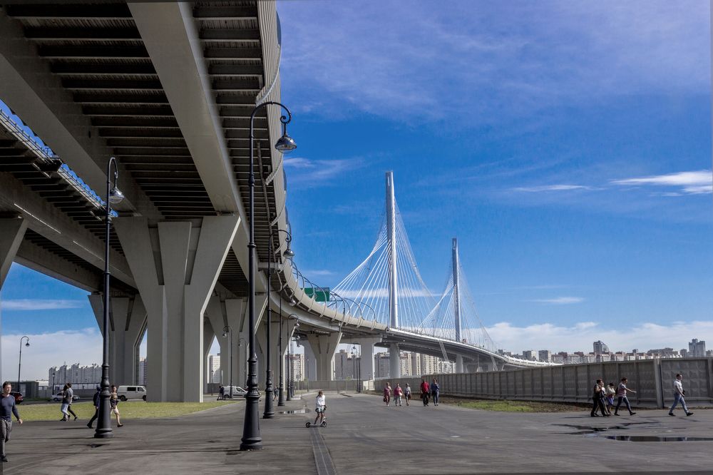 St.Petersburg. Novokrestovskaia