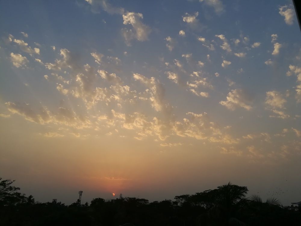 Shining clouds