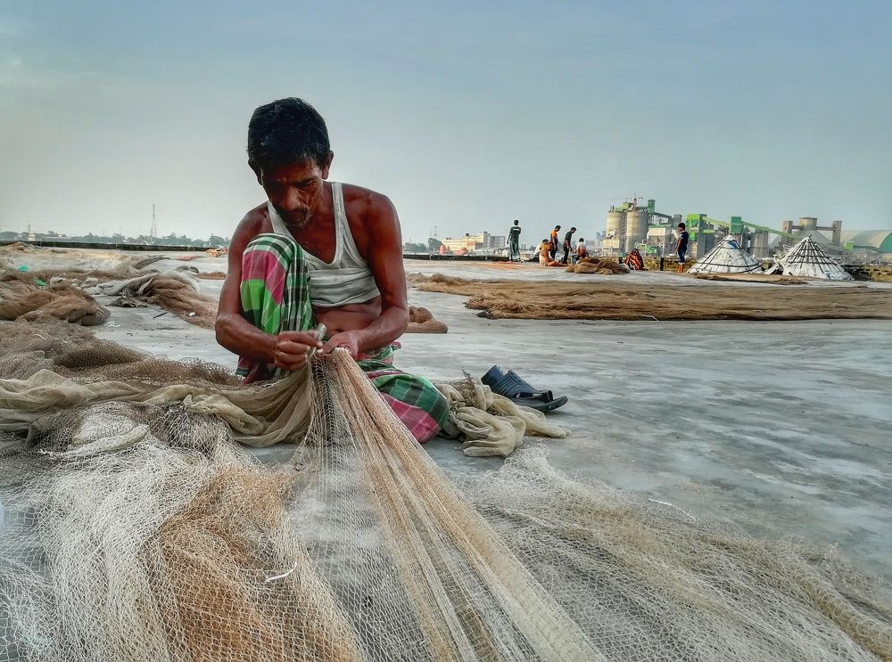 A fisherman