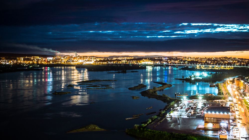 Ночной Иркутск