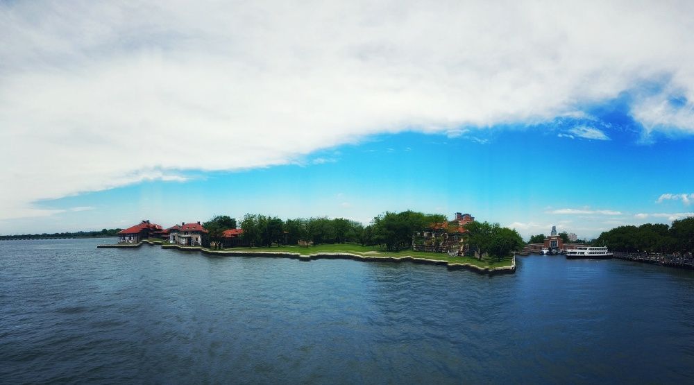 Clouds meet the land