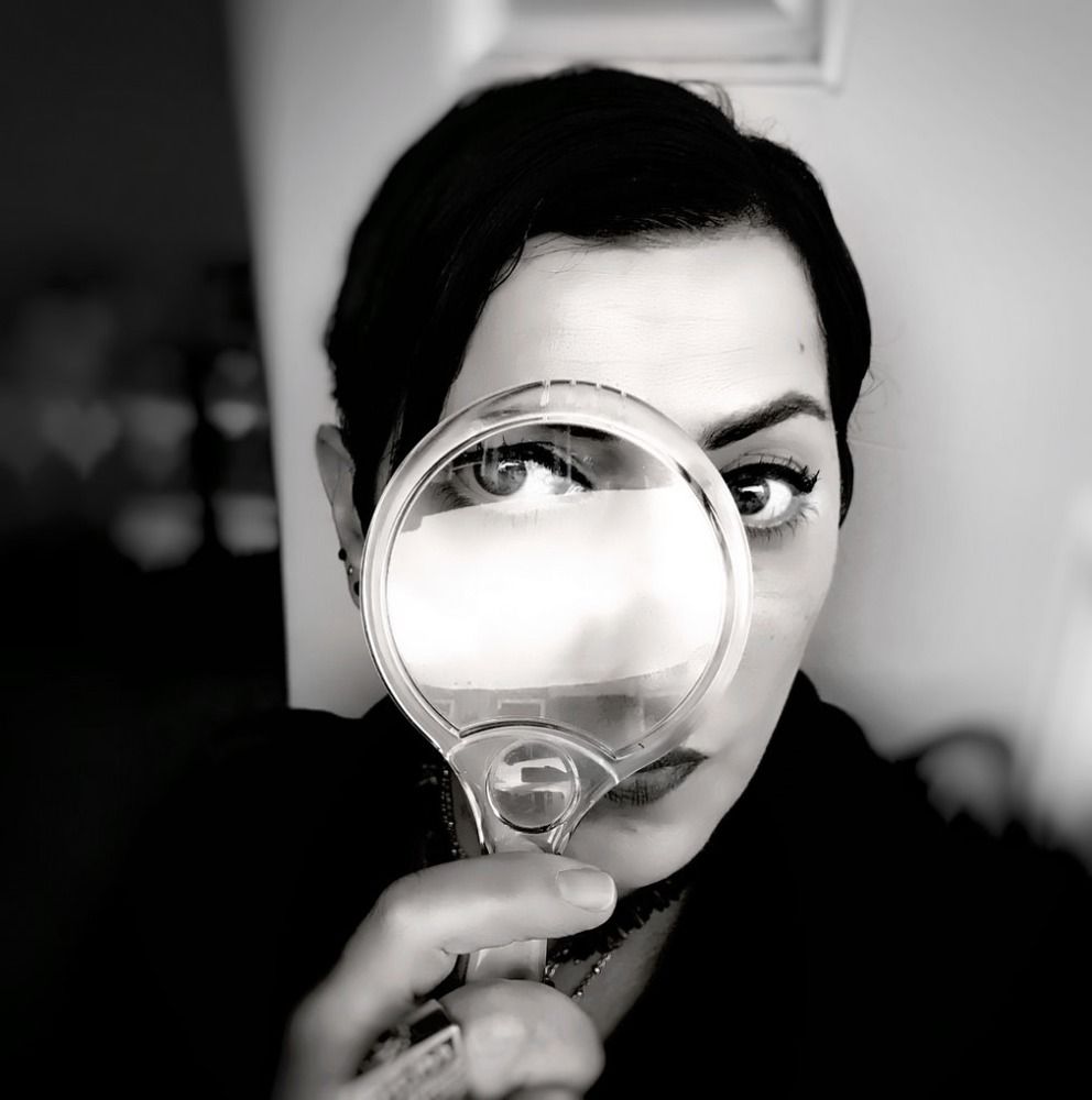 Seeing through sky reflection