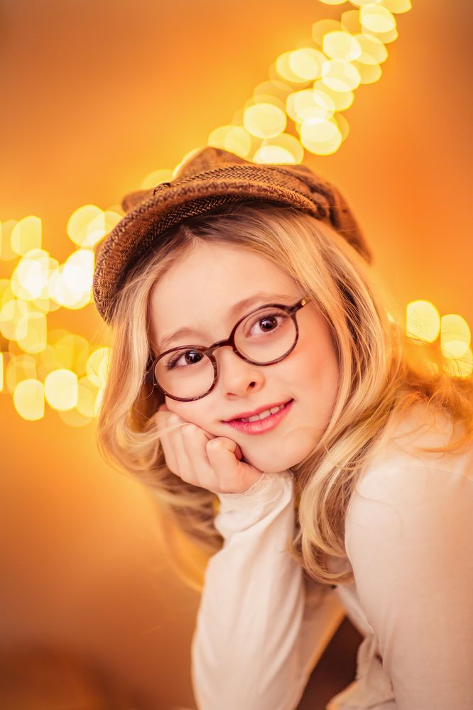 Girl with glasses