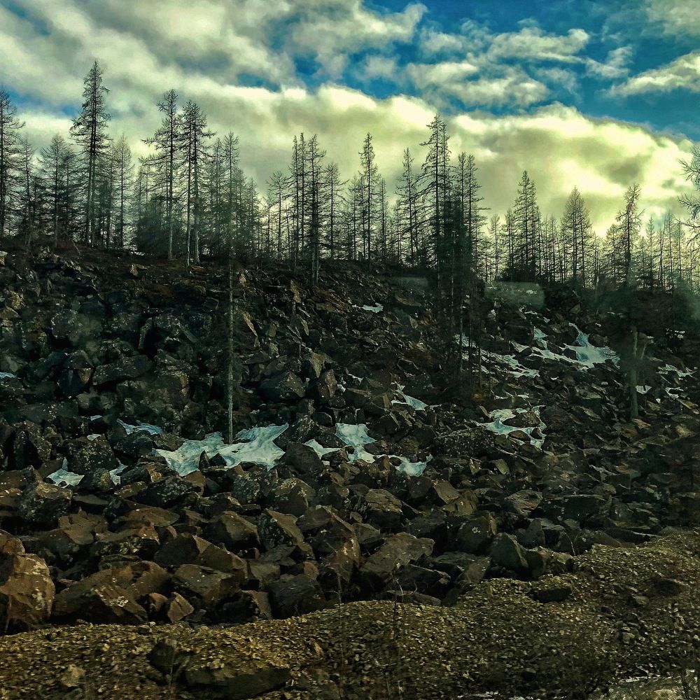 По дороге на работу! Сквозь стекло!