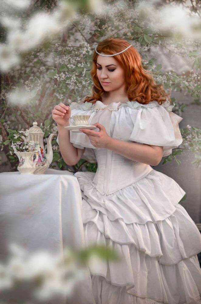 Весеннее чаепитие.