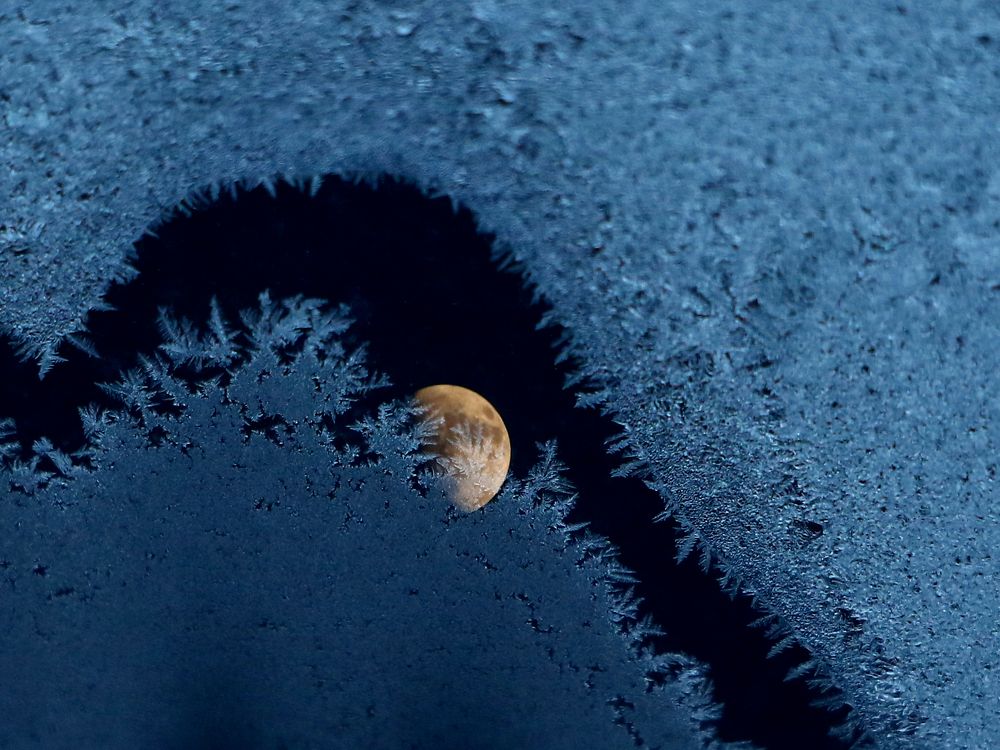 In captivity of frost.