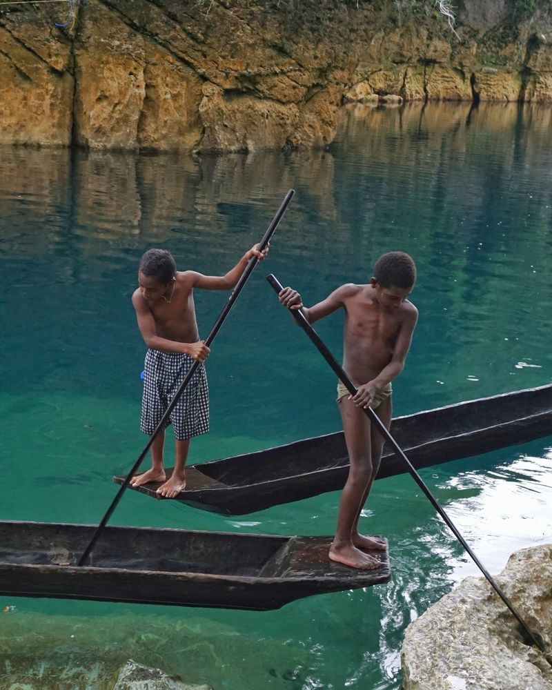 life of Papua Barat children