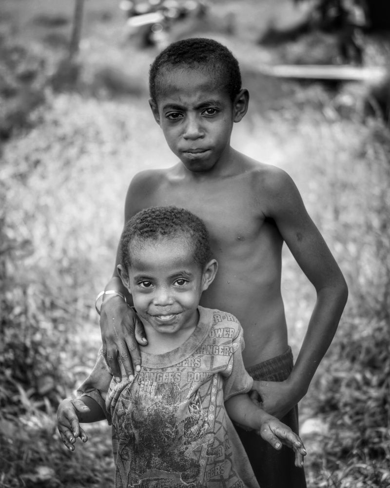 life of Papua Barat children