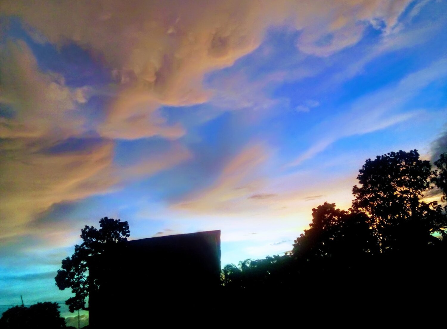 Flying sky...