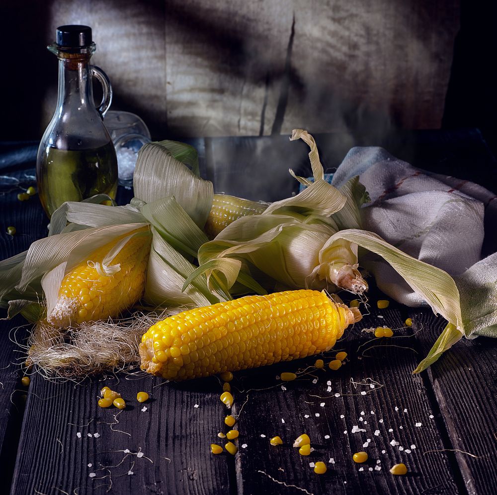 Натюрморт с кукурузой