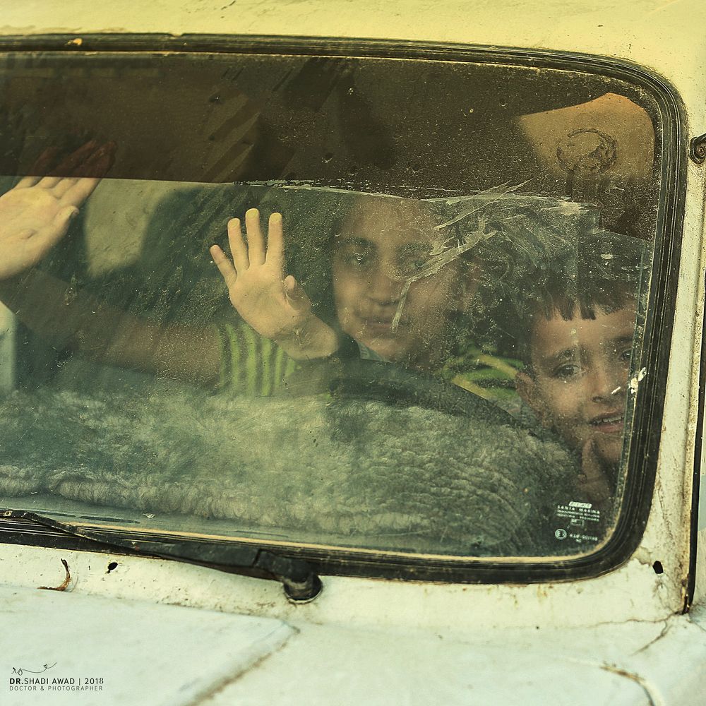 kids in car