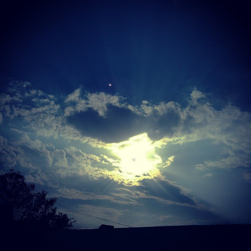 Intense Sun light
