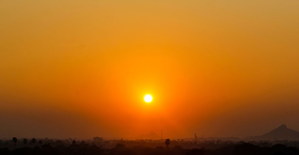 orange sky