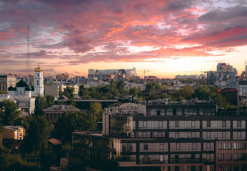 Нижний Новгород на закате