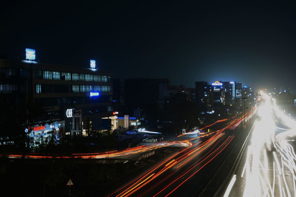 Night view of pune