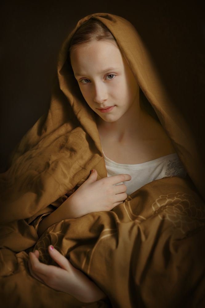 Дама с одеялом