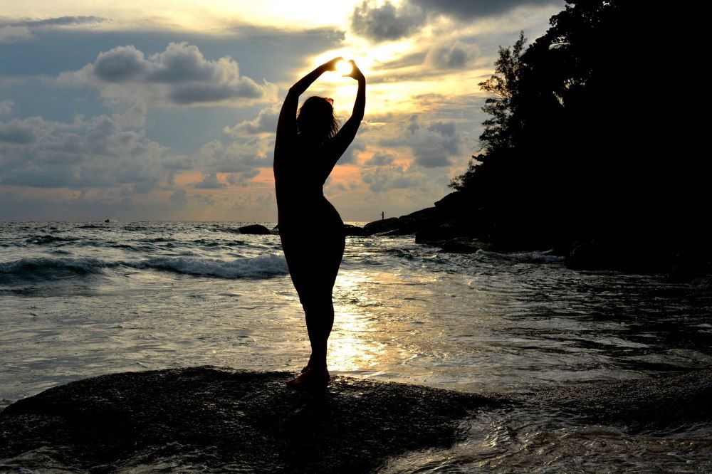 Закат на море