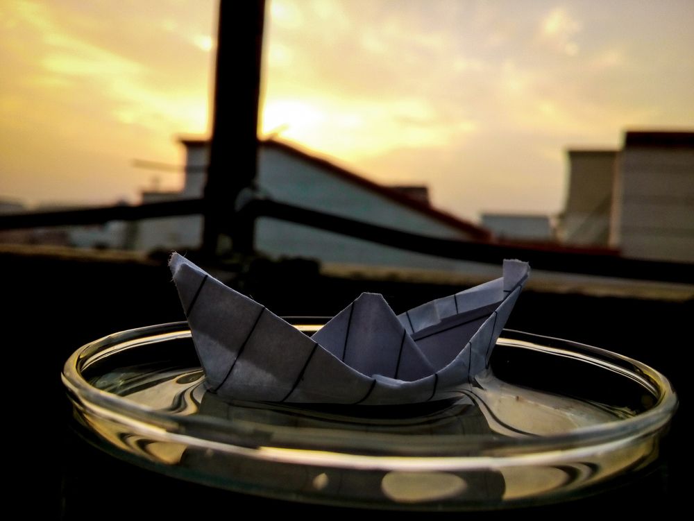Little sailboat