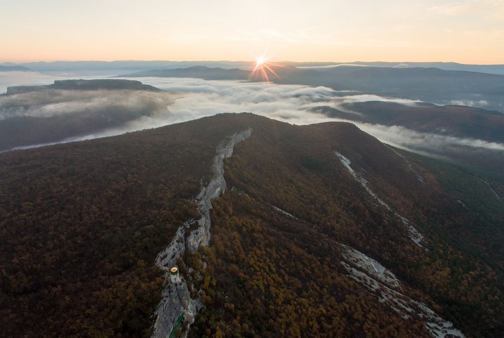 10 секунд после рассвета.