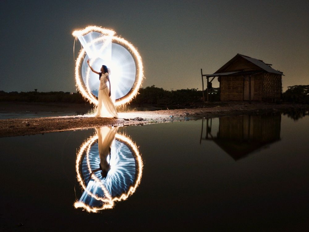 The Angel down to earth.