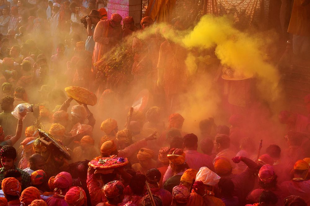LATHMAR HOLI AT MATHURA