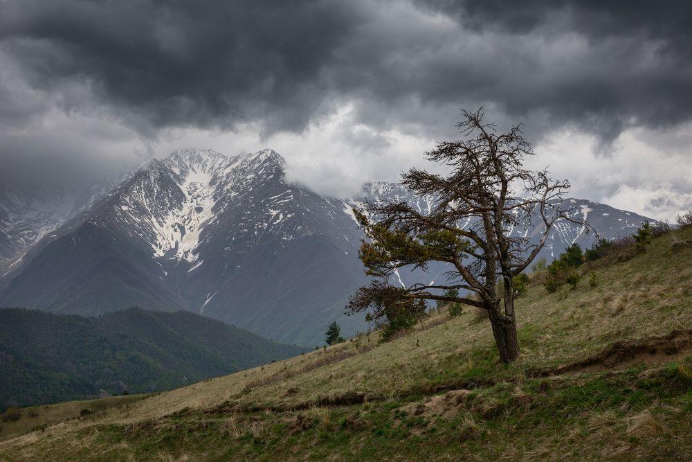Непогода в горах Ингушетии