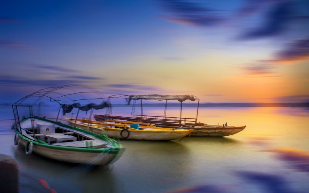 Boats at Ganges