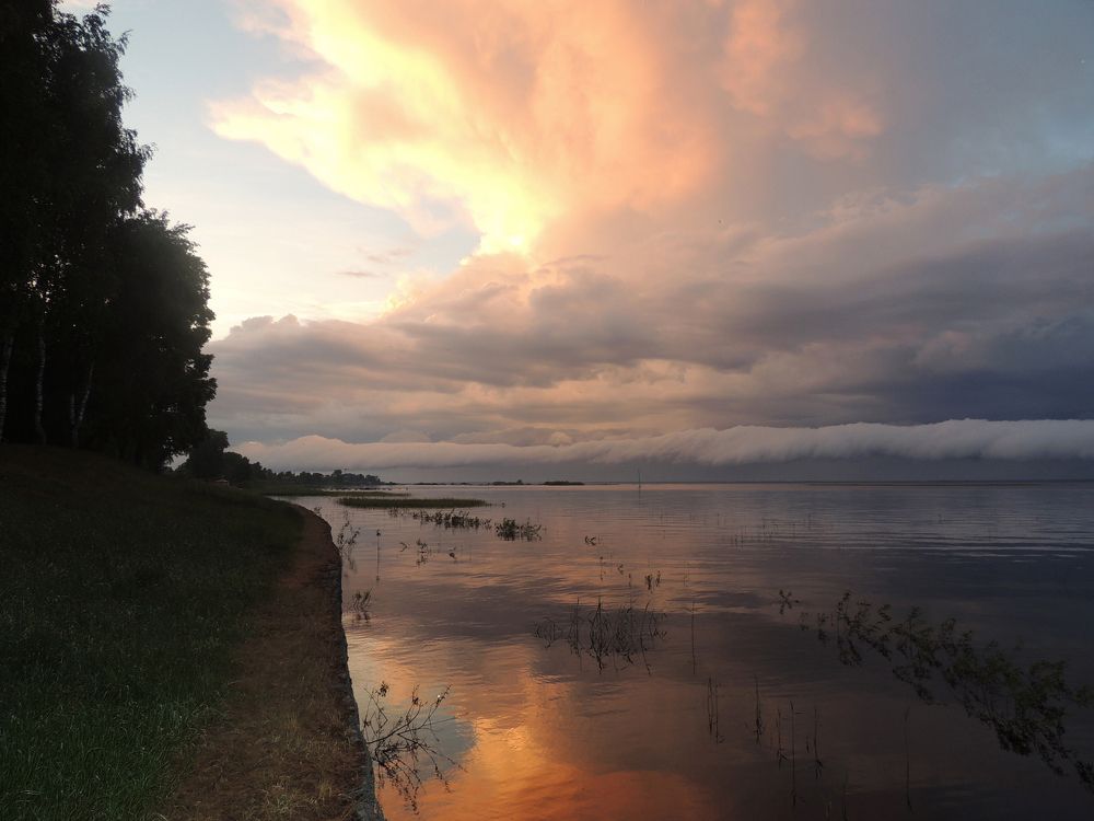 На закате дня