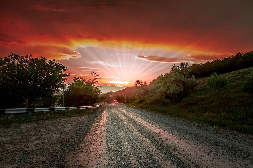 Солнечный закат