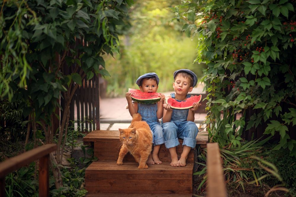 Вкусный арбуз!