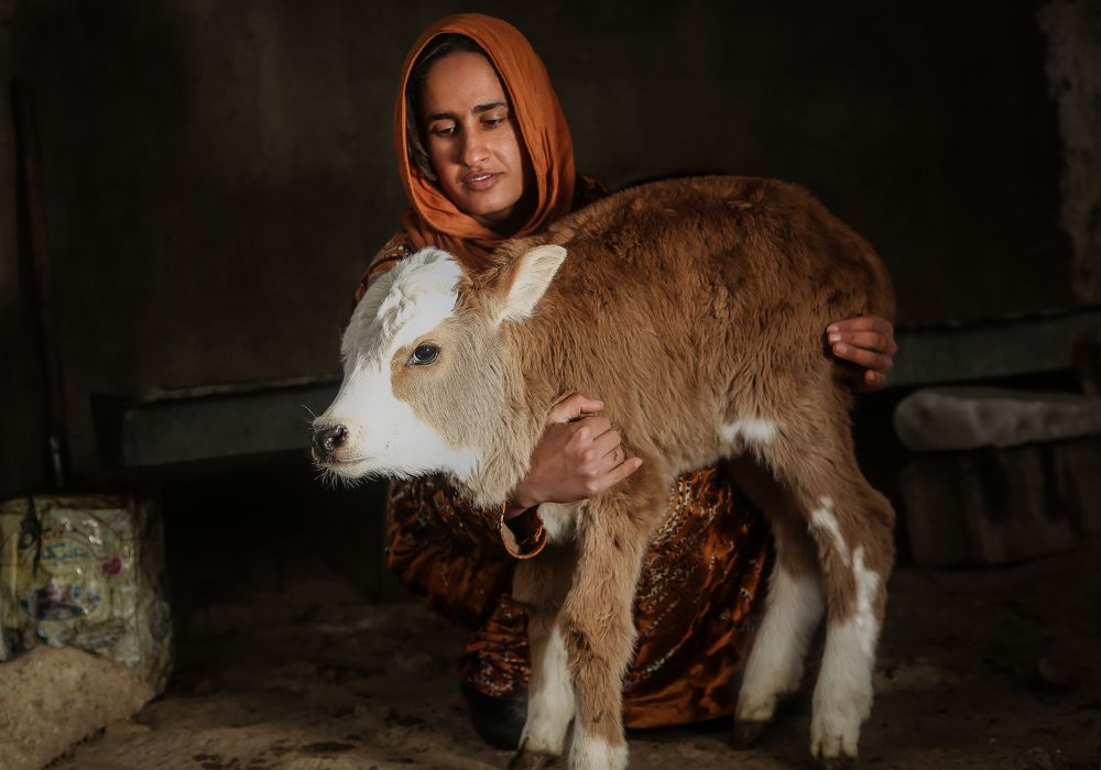 girl in village