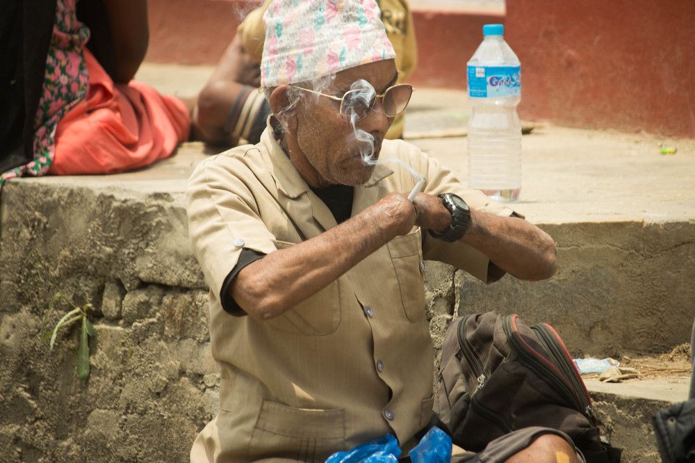 palmless man with his secret