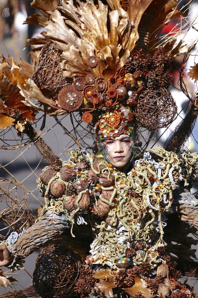 Root Defile on Street in Jember  Fashion Carnival, Indonesia
